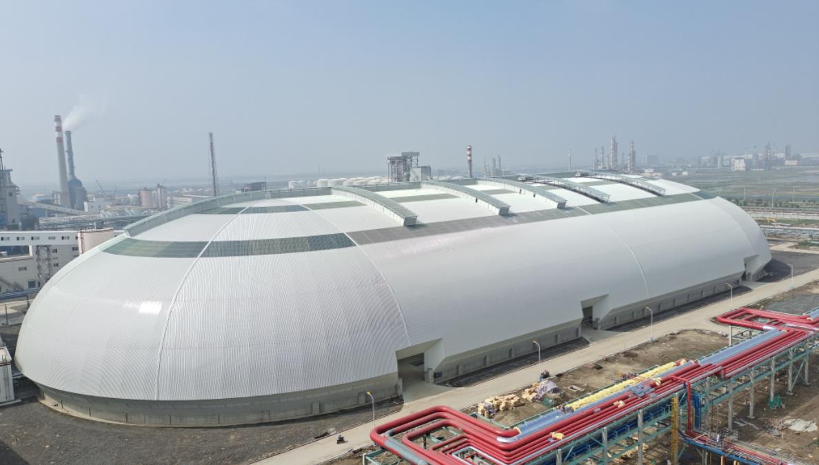 滄州旭陽化工有限公司蘭炭棚網(wǎng)架 滄州旭陽化工有限公司蘭炭棚網(wǎng)架